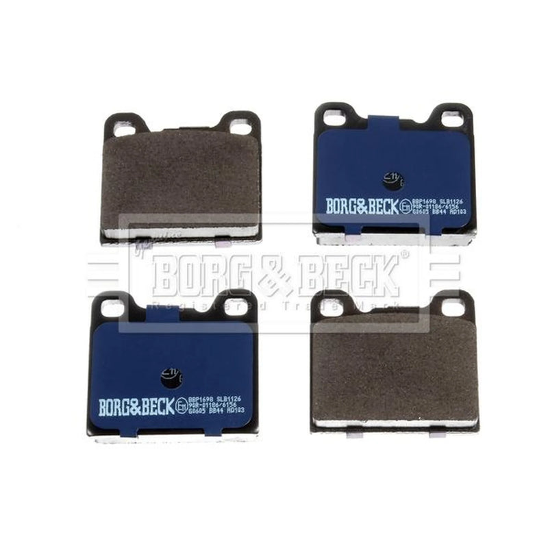 Borg & Beck 4 x Rear Brake Pad Set BBP1698