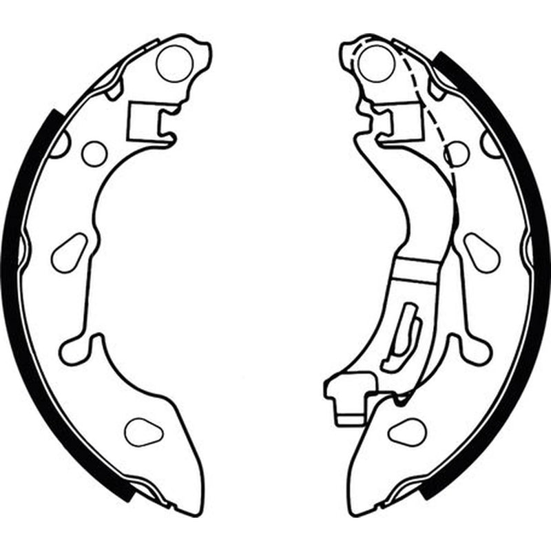 Abtex Brake Shoe Set Axle Kit ABS4360