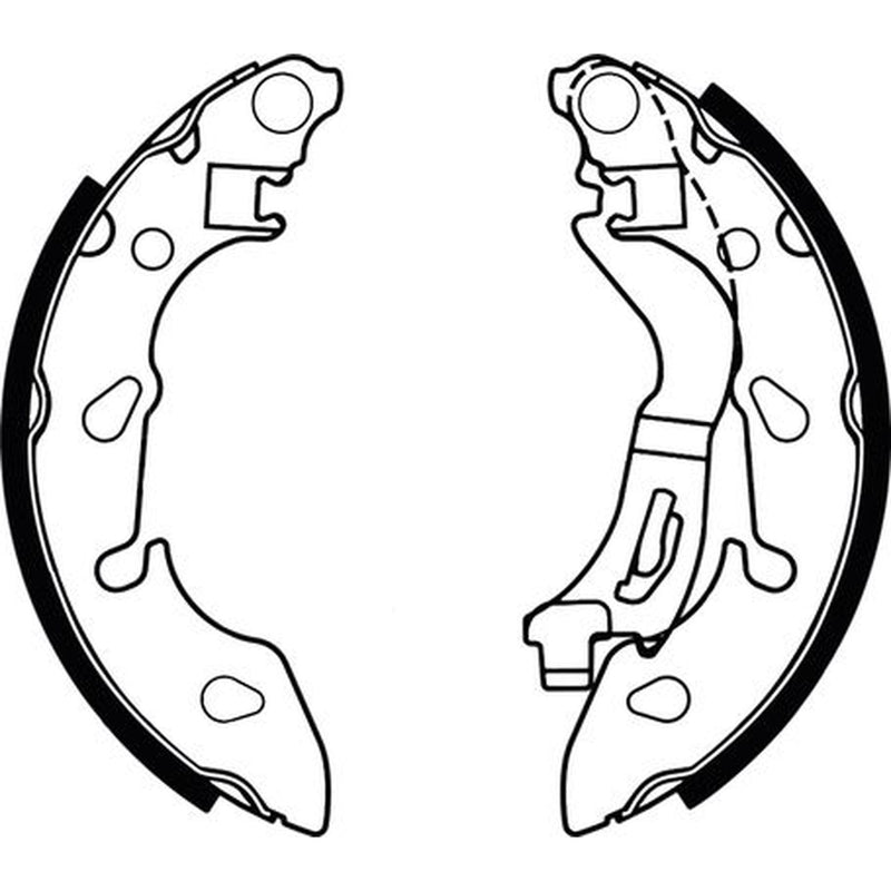 Abtex Brake Shoe Set Axle Kit ABS4360