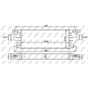 NRF Intercooler (Charge Air Cooler) 30927