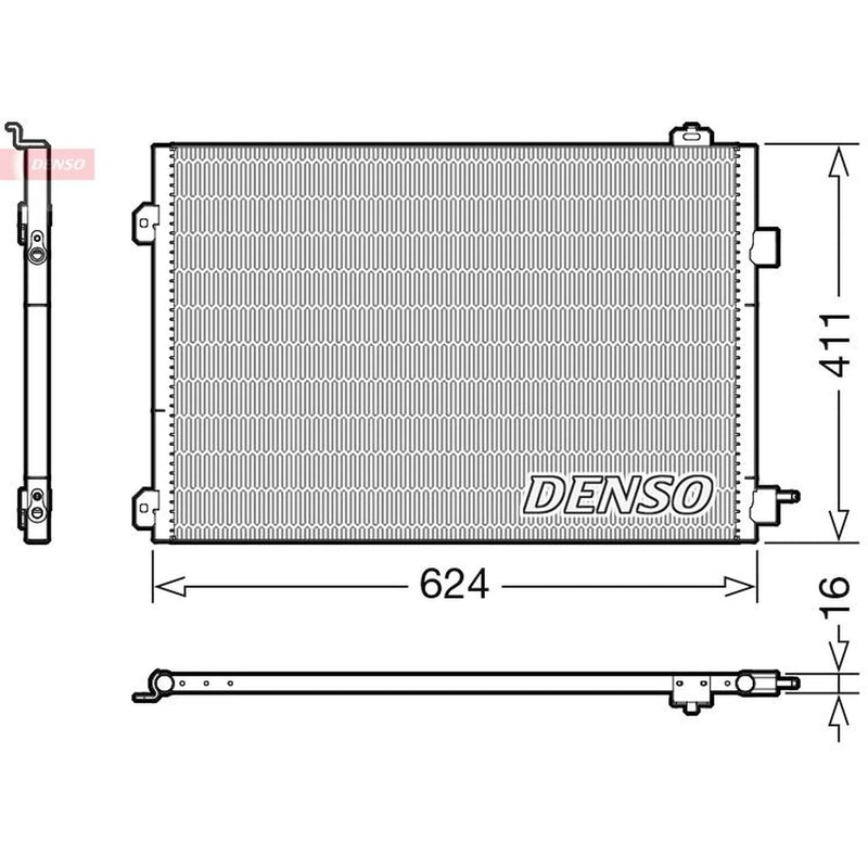 Denso Air Conditioning Condenser DCN23027
