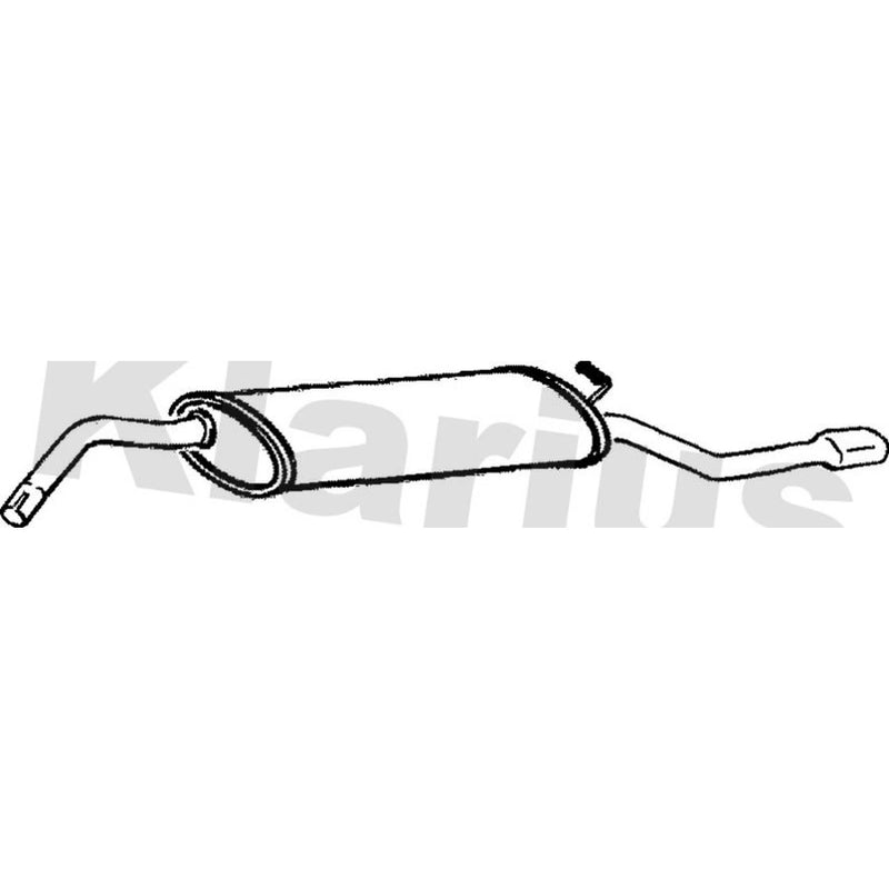 Klarius Box With Tail Pipe Rear SK20L