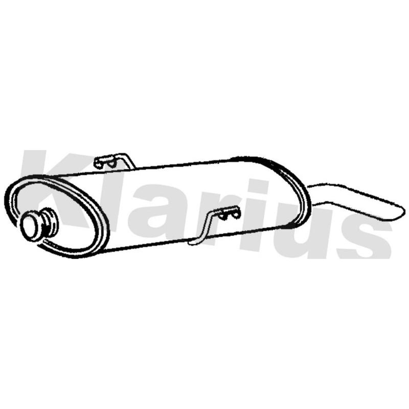 Klarius Box With Tail Pipe Rear PG671K