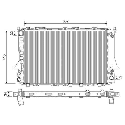 Valeo Engine Radiator 701273