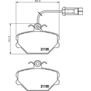 DON Front Brake Pad Set PCP1583