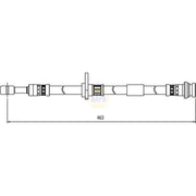 NAPA Brake Hydraulic Hose Line Front Right NBH1338