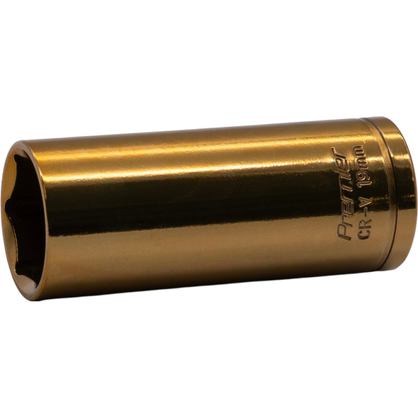 Sealey 3/8"Dr Coloured Deep Socket 19mm (Titanium)
