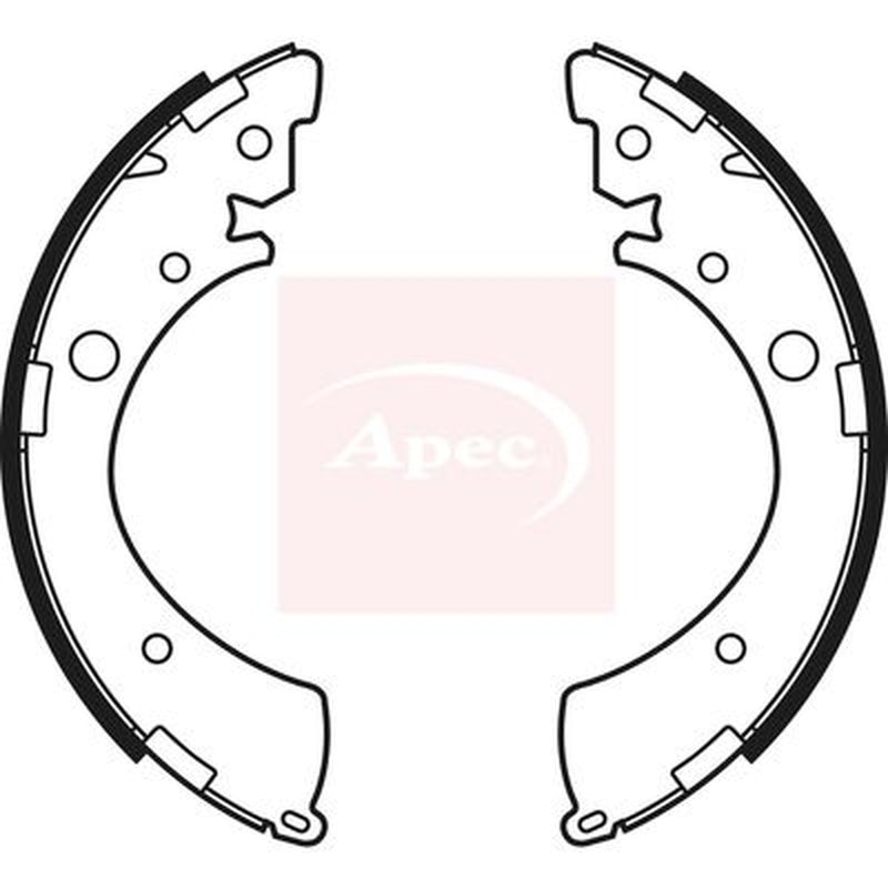 Apec Brake Shoe Set Axle Kit SHU573