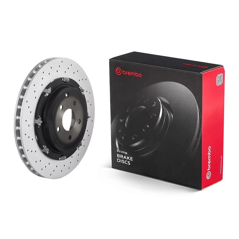 Brembo 2 x Aluminium Rear Brake Disc Hub Brake Discs 09.A190.33