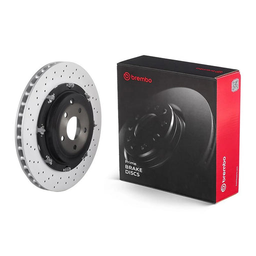 Brembo 2 x Aluminium Rear Brake Disc Hub Brake Discs 09.A190.33