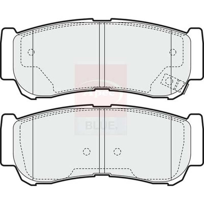 Apec Rear Brake Pad Set PD3645