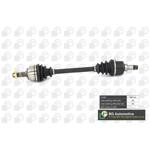 BGA CV Drive Shaft Driveshaft Front Left DS6724LA