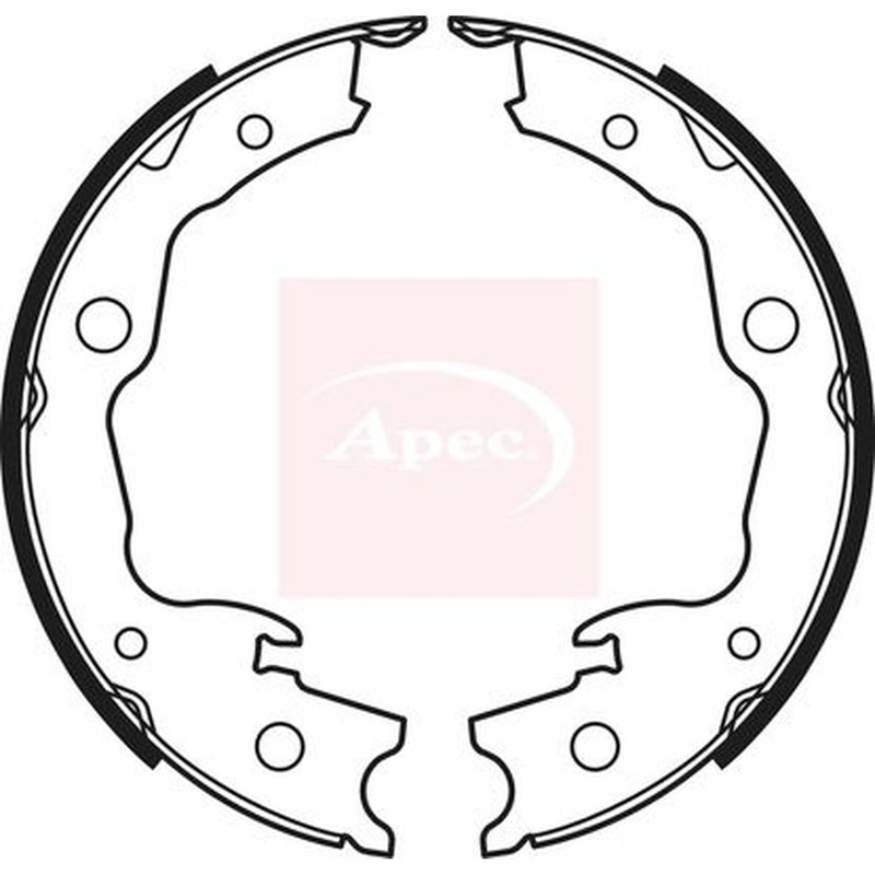 Apec Parking Brake Shoe Set SHU727