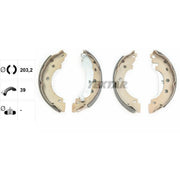 Textar Brake Shoe Set Axle Kit 91052800