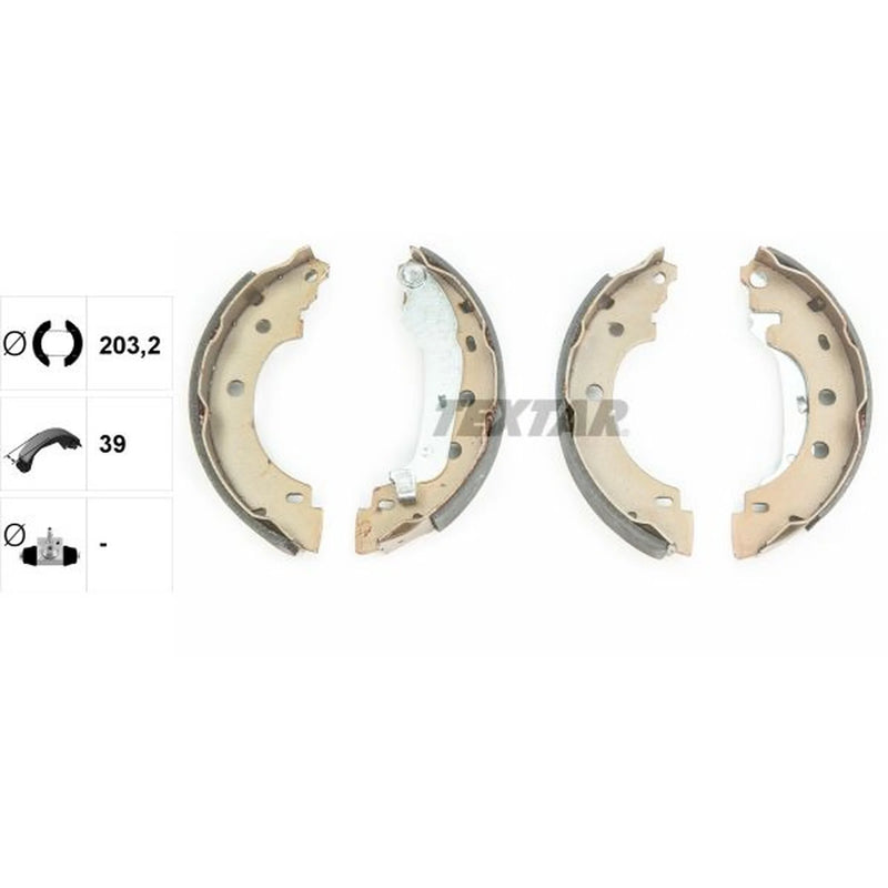 Textar Brake Shoe Set Axle Kit 91052800
