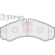 Apec Rear Brake Pad Set PAD1542