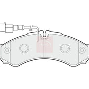 Apec Rear Brake Pad Set PAD1542