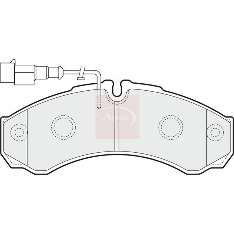 Apec Rear Brake Pad Set PAD1542