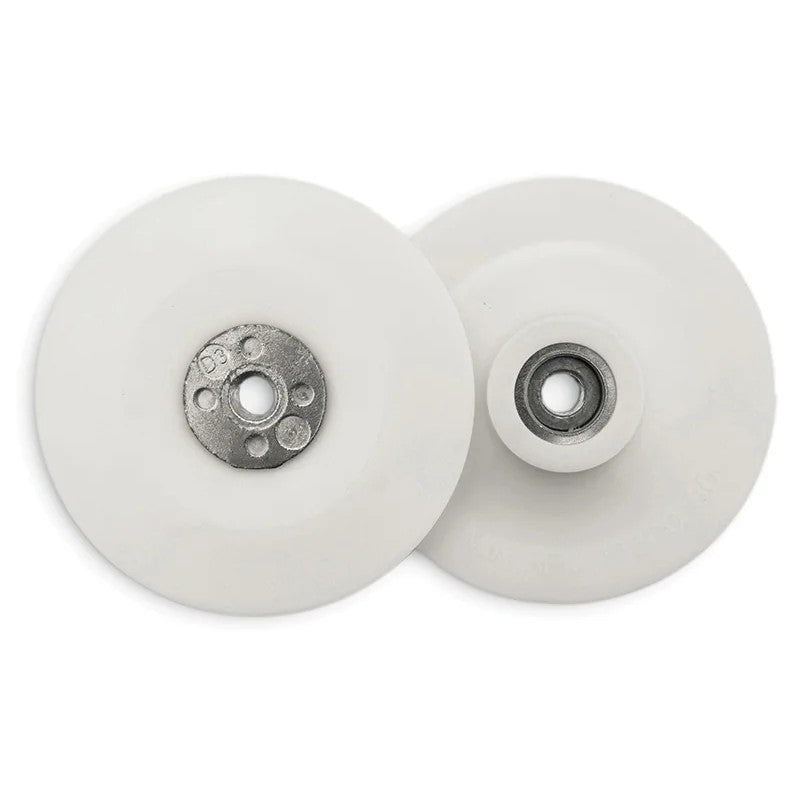 Flexipads World Class Angle Grinder Pad White 100mm (4in) 3/8 x 24 UNF - 20030