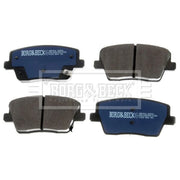 Borg & Beck 4 x Rear Brake Pad Set BBP2826