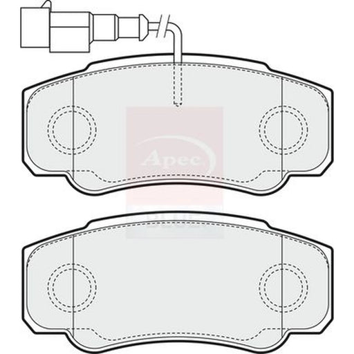 Apec Rear Brake Pad Set PD3577