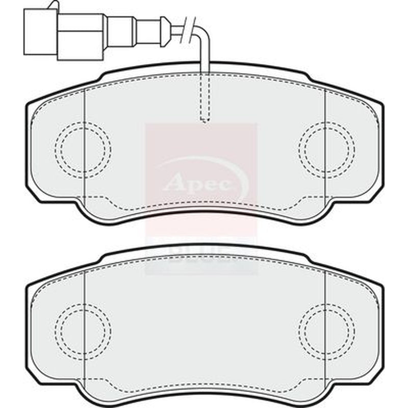 Apec Rear Brake Pad Set PD3577