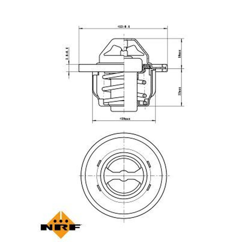 NRF Thermostat,Coolant 725150