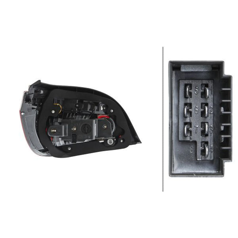 Hella Tail Light / Lamp W16W Right 2VP 009 425-121