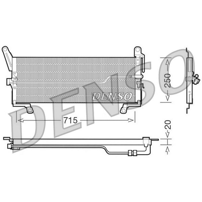 Denso Air Conditioning Condenser DCN09098