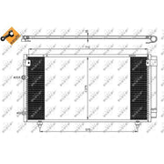 NRF Air Conditioning Condenser 35518