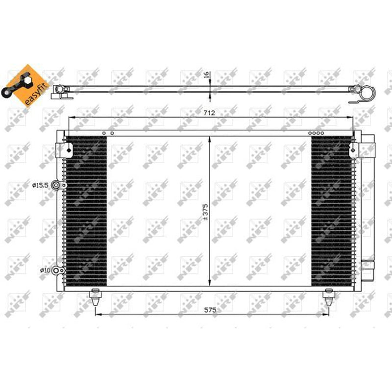 NRF Air Conditioning Condenser 35518