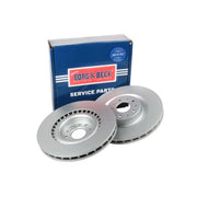 Borg & Beck 2 x Vented Front Brake Discs BBD5245