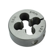Faithfull HSS Straight Flute Split Die M8 x 1.25, 1in OD - FAIHSSDM8