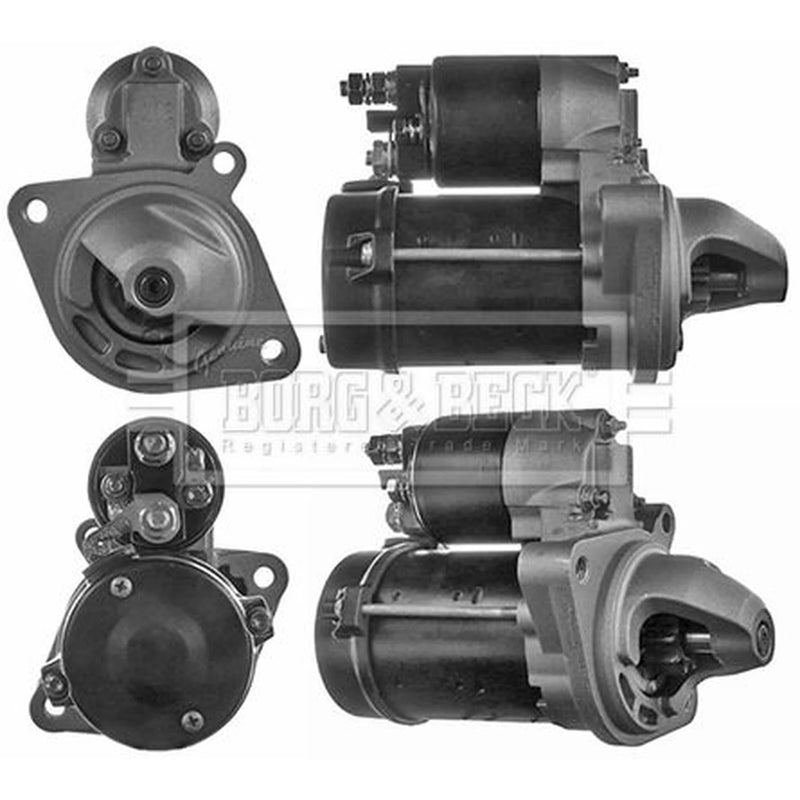 Borg & Beck Starter Motor 12V 1.4kW 9 Teeth BST2407