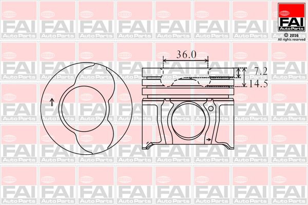 FAI Piston Cylinder Bore =