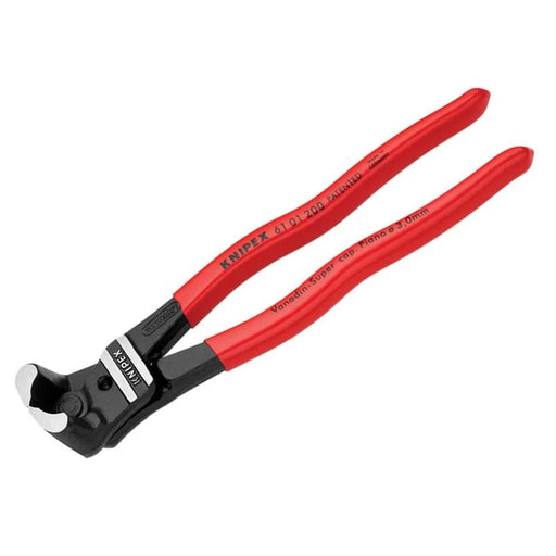 KNIPEX 61 01 200 Bolt End Cutting 85° Nipper PVC Grip 200mm (8in) - 61 01 200 SB