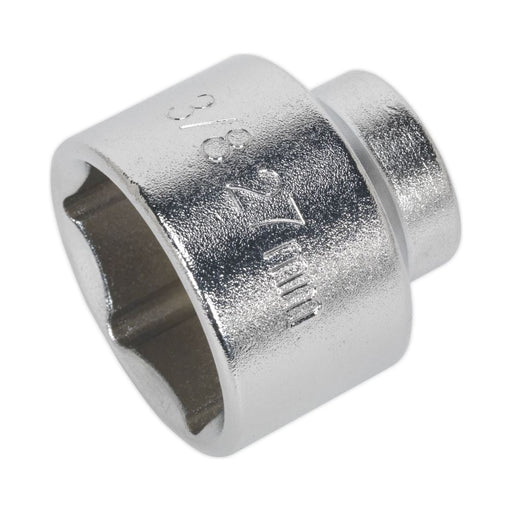 Sealey Low Profile Oil Filter Socket 27mm 3/8"Sq Drive SX112 Sealey  - Town Parts
