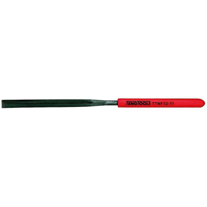 Teng Tools Needle File Flat 160mm Vinyl Handle