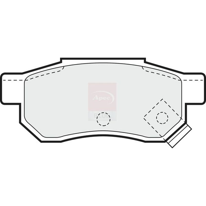 Apec Rear Brake Pad Set PD3411