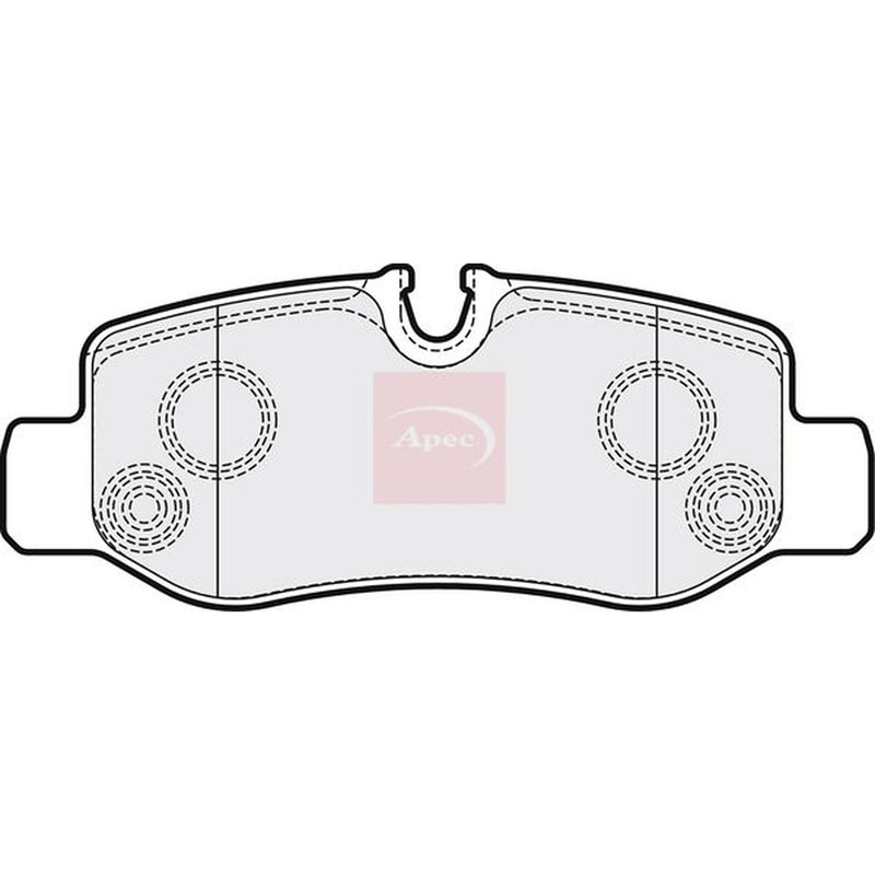 Apec Rear Brake Pad Set PAD2052
