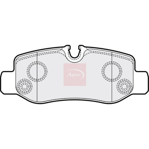 Apec Rear Brake Pad Set PAD2052
