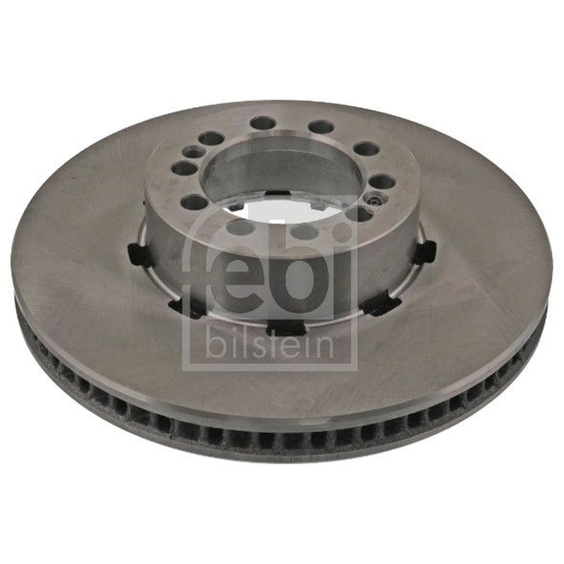 Febi 2 x Internally Vented Front Brake Discs 45581