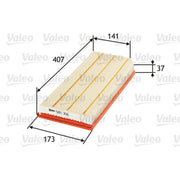Valeo Engine Air Filter 585356