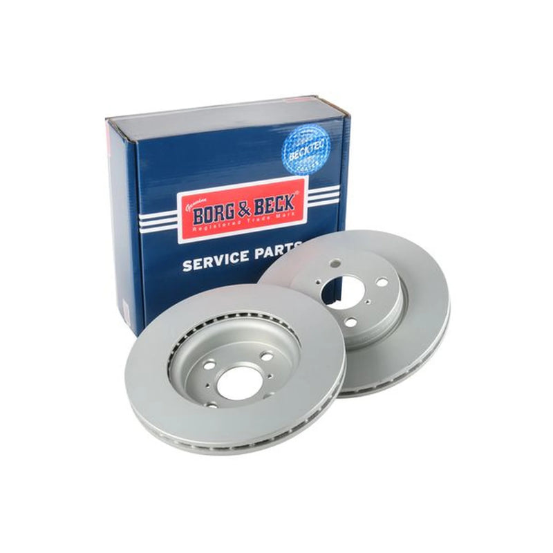 Borg & Beck 2 x Vented Front Brake Discs BBD4604