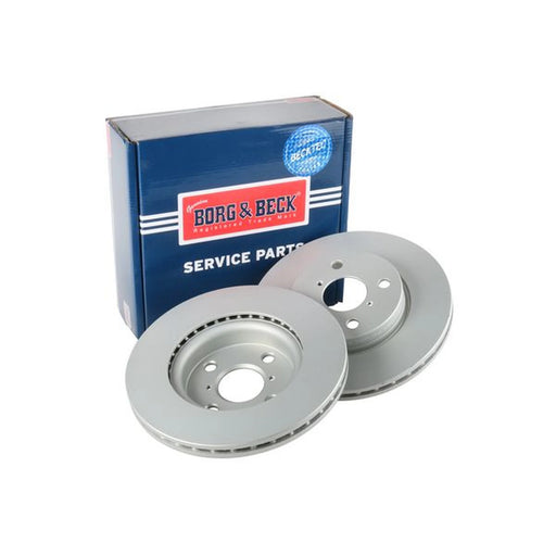 Borg & Beck 2 x Vented Front Brake Discs BBD4604