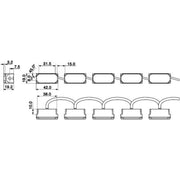 Hella Lamp Drl Ledayflex II 5MOD MD24 Set 2PT Vehicle Front 2PT 980 789-901