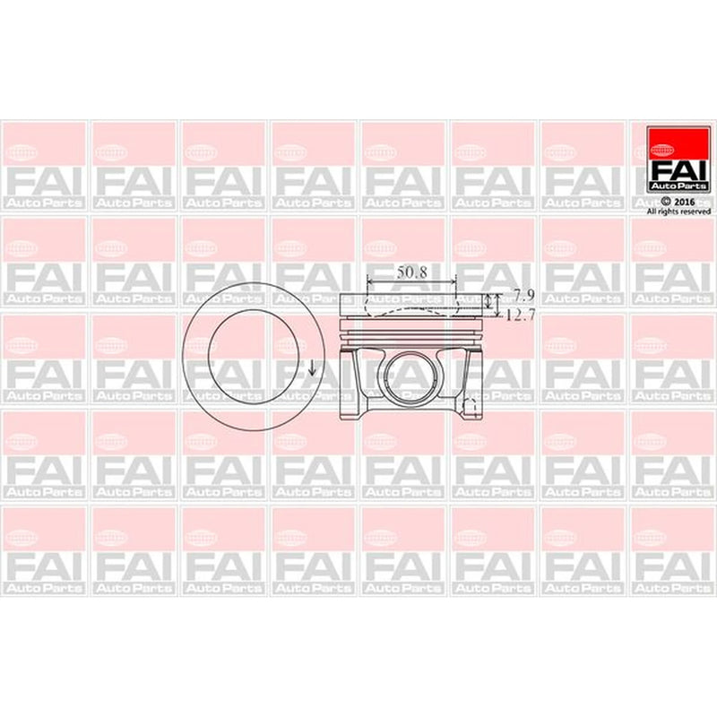 FAI Piston Cylinder Bore = PK1-000