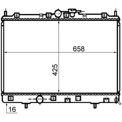 Mahle Engine Radiator CR 1073 000S