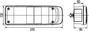 Hella 2VP 340 888-007 Tail Light Assembly