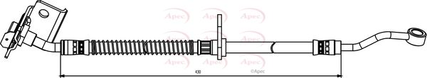 Apec Brake Hydraulic Hose Line Front Right
